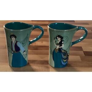 Disney Art of Jasmine Aladdin and Jasmine Mug Set New Display Only